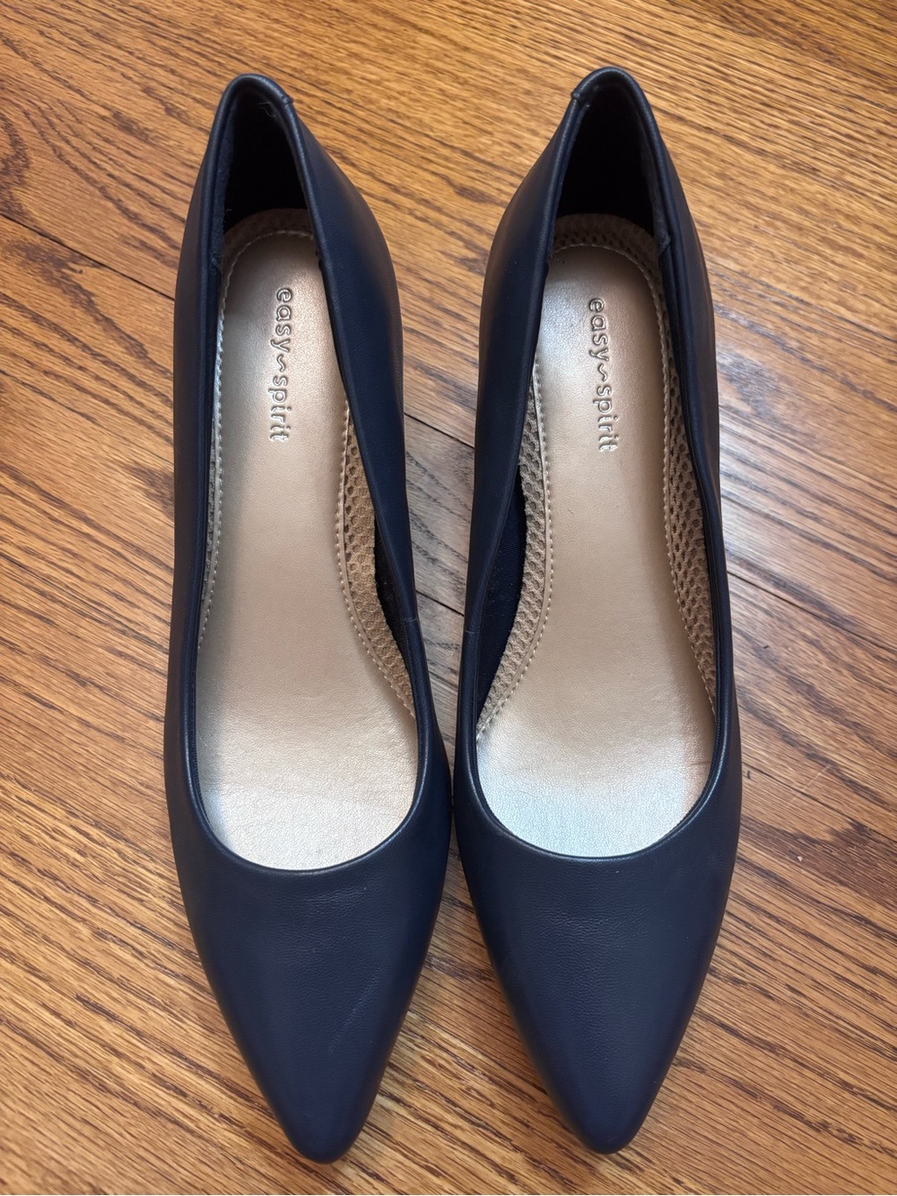Easy Spirit Women's Blue Pointed-Toe Heels